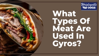 What Types Of Meat Are Used In Gyros