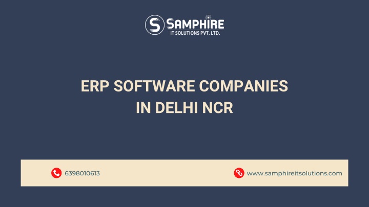 erp software companies in delhi ncr