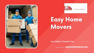 The Best Movers in Dubai- Easy Home Movers