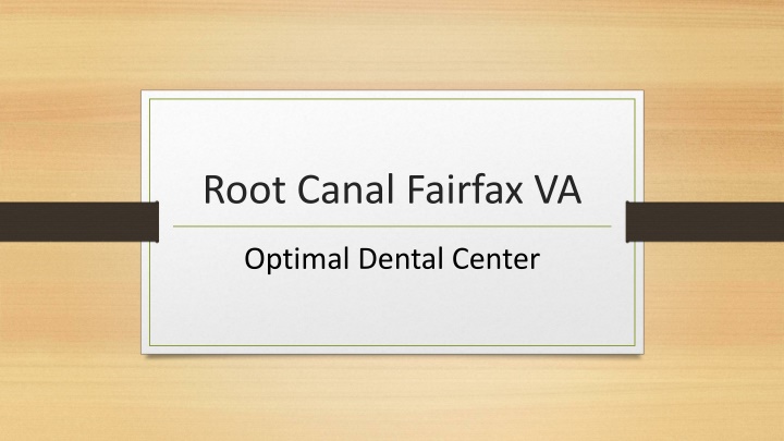 root canal fairfax va