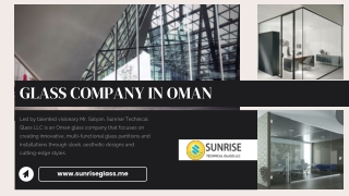 glass company in oman