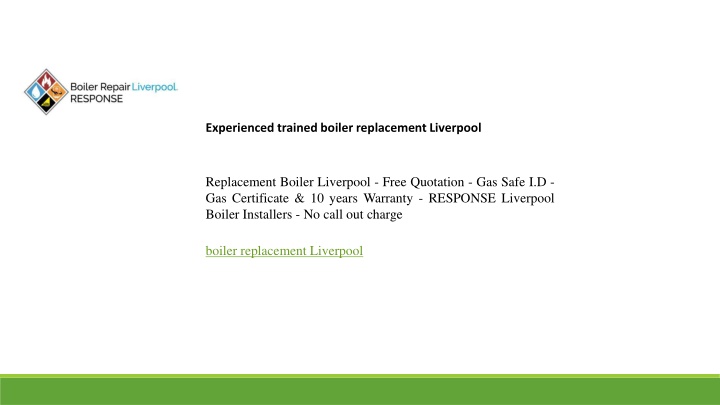 experienced trained boiler replacement liverpool