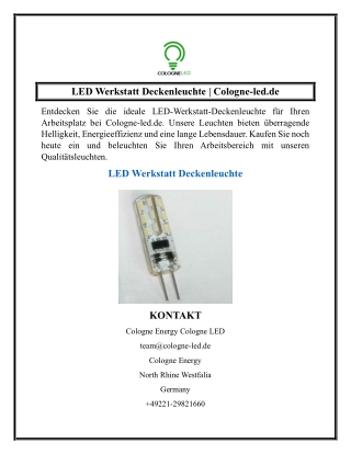 led werkstatt deckenleuchte cologne led de