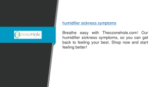 Humidifier Sickness Symptoms Theozonehole.com
