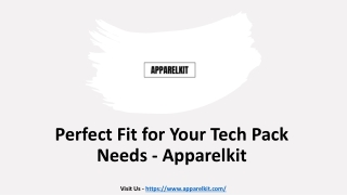 Best Tech Pack services In United States - ApparelKit