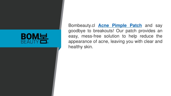 bombeauty cl acne pimple patch and say goodbye