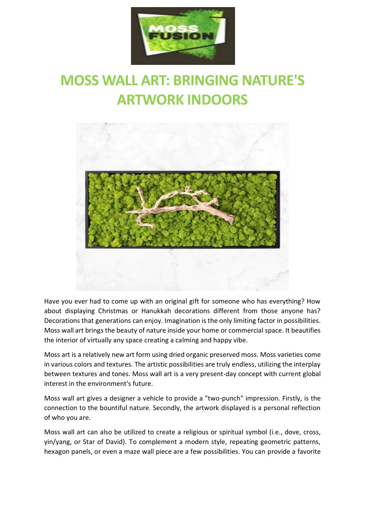 moss wall art bringing nature s artwork indoors