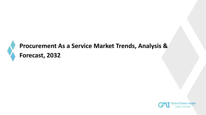 procurement as a service market trends analysis