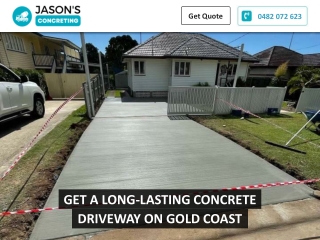 GET A LONG-LASTING CONCRETE DRIVEWAY ON GOLD COAST