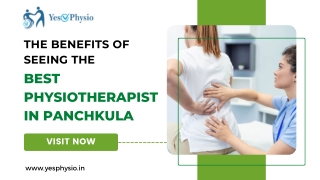 The Benefits of Seeing The Best Physiotherapist In Panchkula