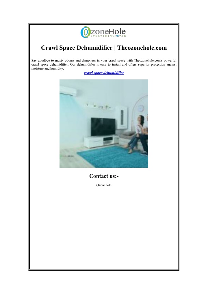 crawl space dehumidifier theozonehole com