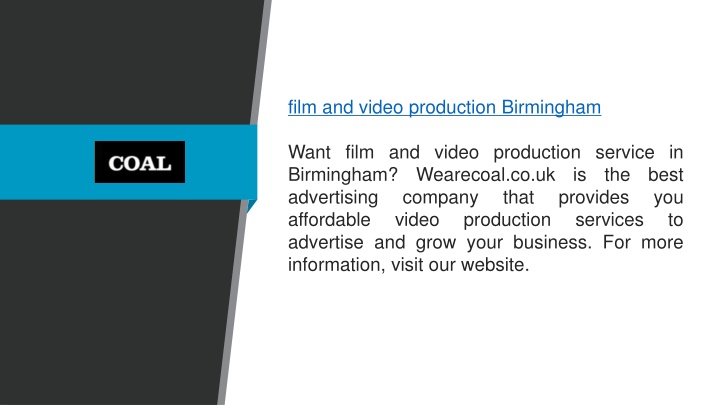 film and video production birmingham want film