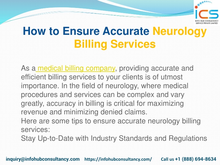 how to ensure accurate neurology billing services