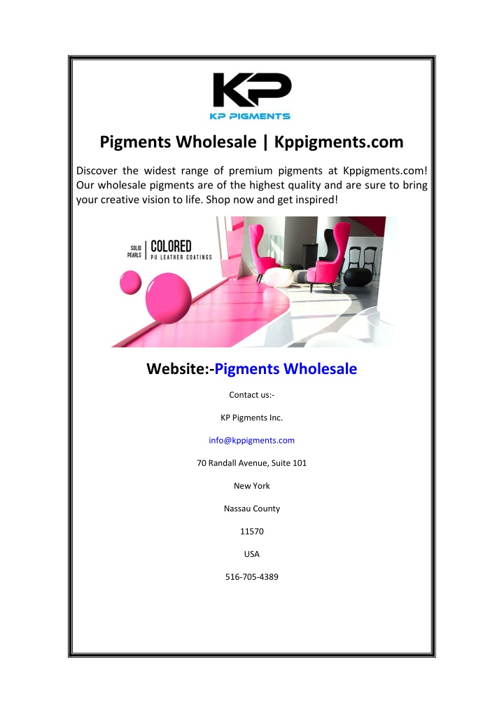 pigments wholesale kppigments com