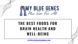 The Best Foods for Brain Health and Well-Being