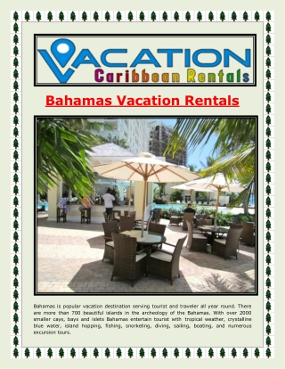 bahamas vacation rentals