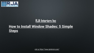 How to Install Window Shades 5 Simple Steps