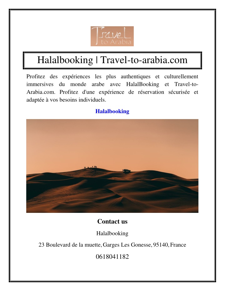 halalbooking travel to arabia com