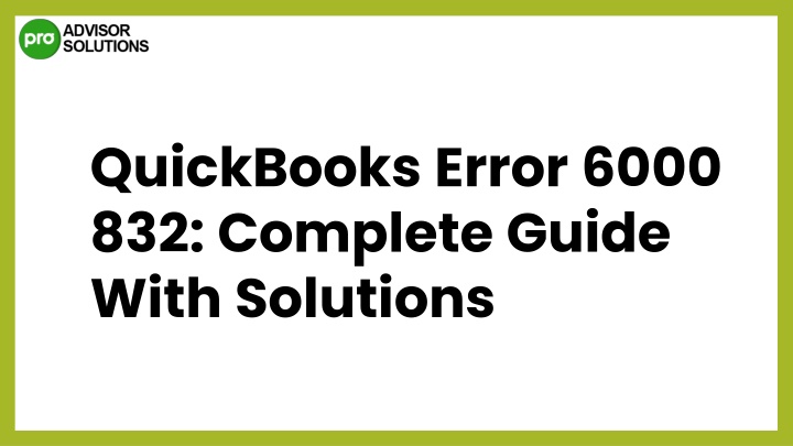 quickbooks error 6000 832 complete guide with