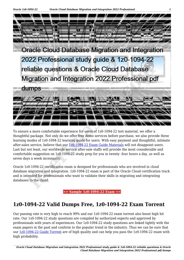 oracle 1z0 1094 22