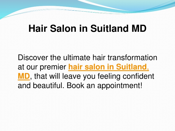 hair salon in suitland md