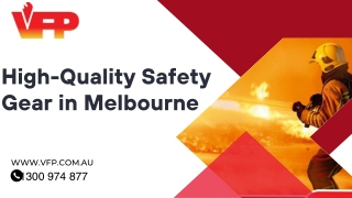 High-Quality Safety Gear in Melbourne