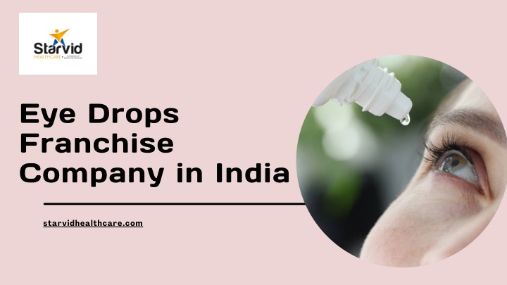eye drops franchise company in india