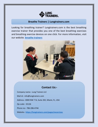 breathe trainers lungtrainers com