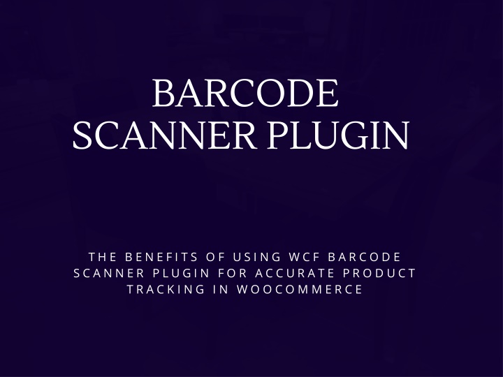barcode scanner plugin