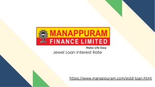 Jewel Loan Interest Rate