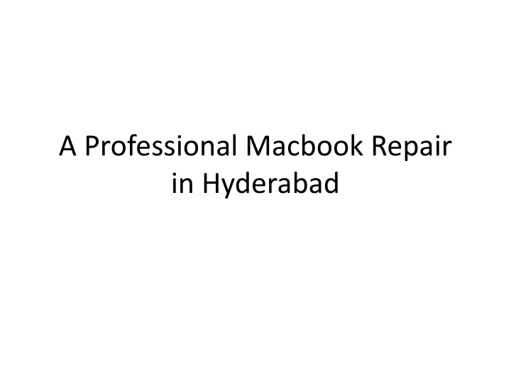 a professional macbook repair in hyderabad