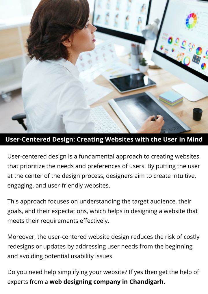 user centered design creating websites with