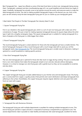 20 Trailblazers Leading The Way In Best Tamagoyaki Pan