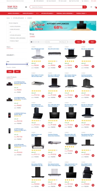 Buy chimney online at best price | Top Ten Electronics