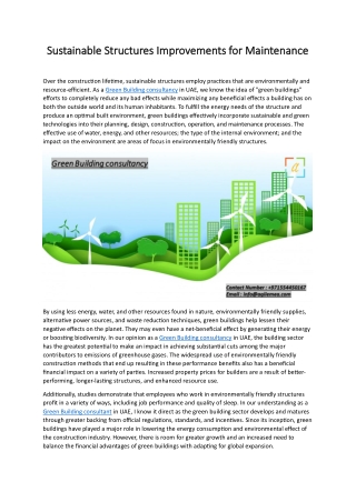 sustainable sustainable s structures