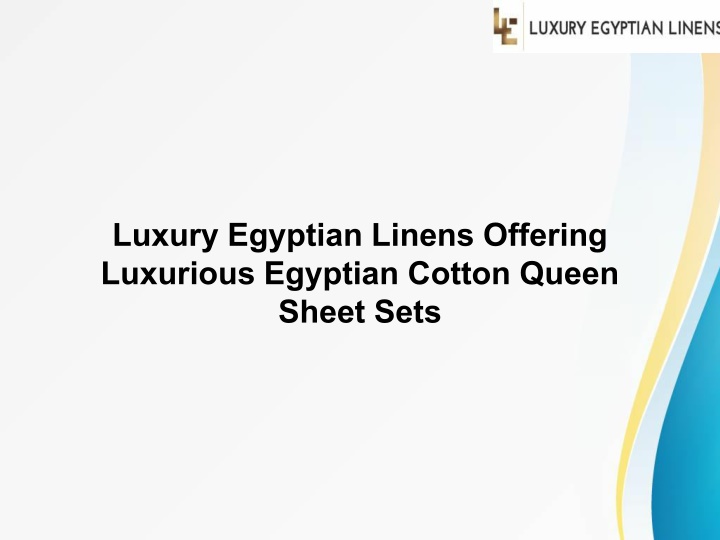 luxury egyptian linens offering luxurious