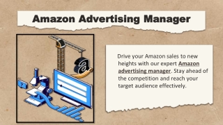 Amazon Advertising Manager