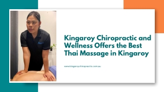 Kingaroy Chiropractic and Wellness Offers the Best Thai Massage in Kingaroy