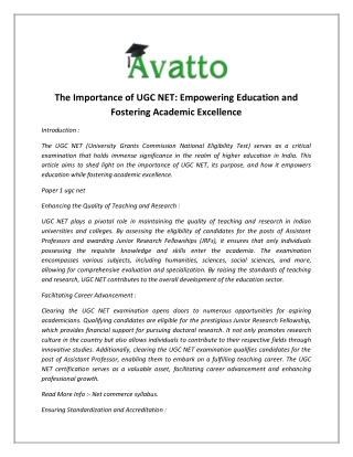 UGC Net Hrm - Avatto