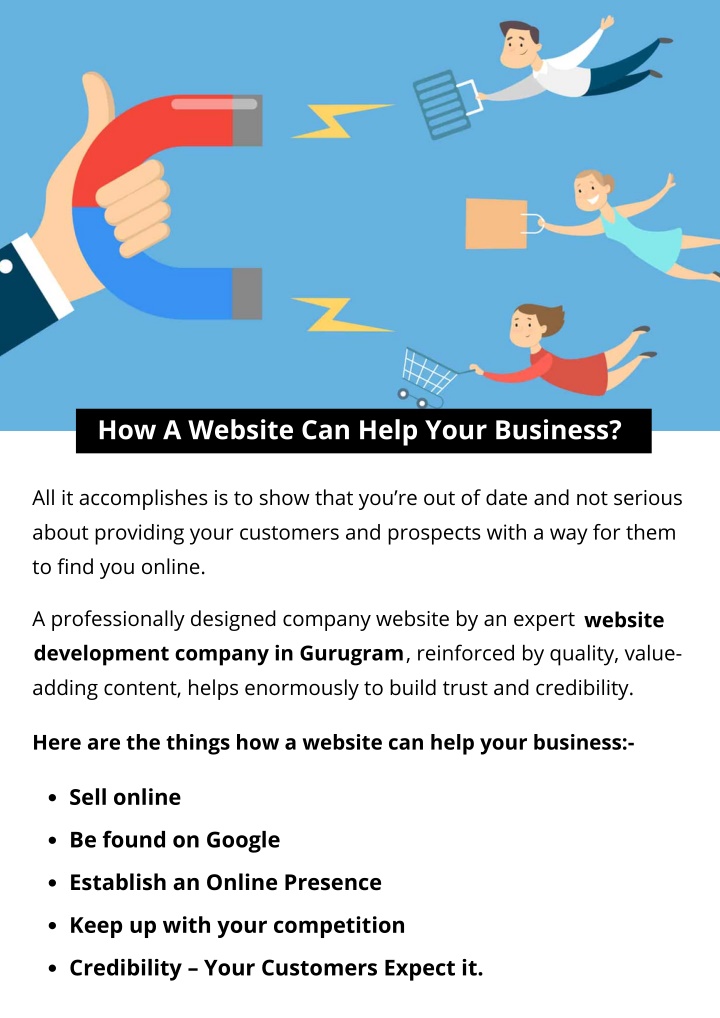 how a website can help your business