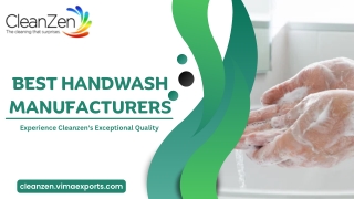 Best Handwash Manufacturers