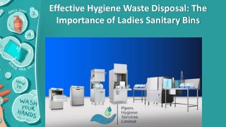Effective Hygiene Waste Disposal: The Importance of Ladies Sanitary Bins