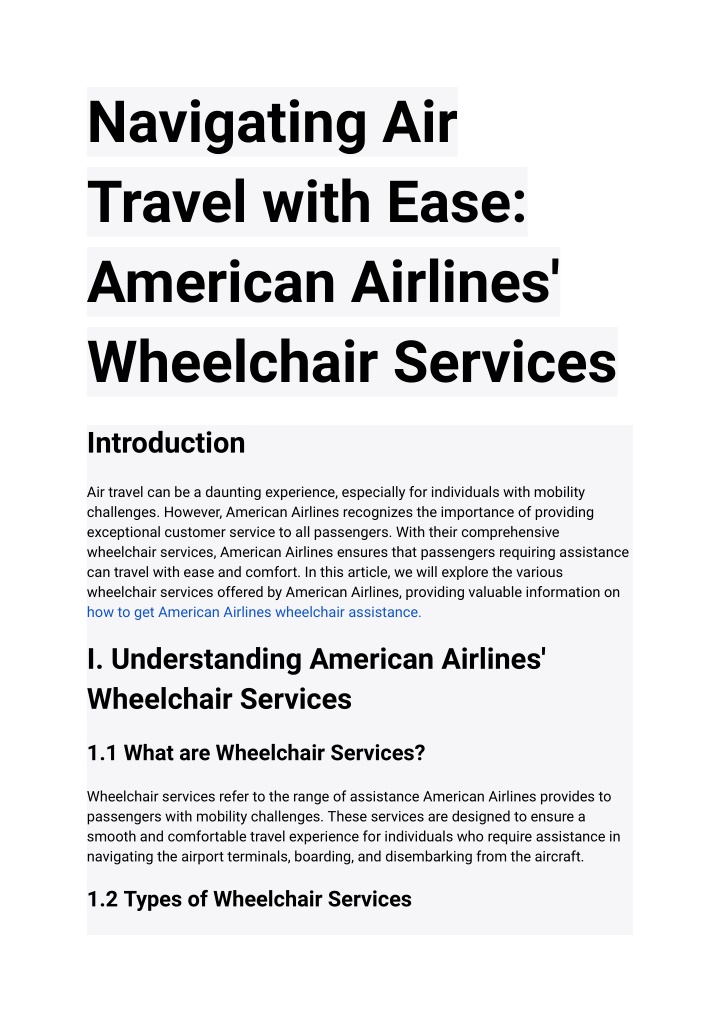 navigating air travel with ease american airlines