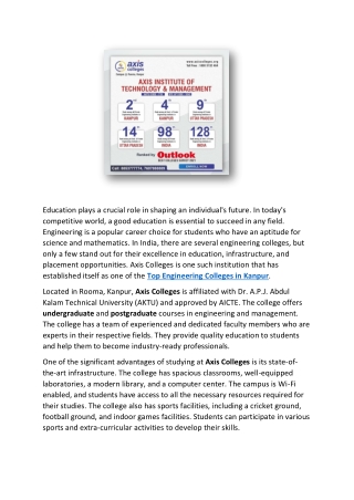 education plays a crucial role in shaping