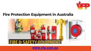 Fire Protection Equipment in Australia