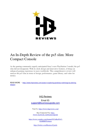 an in depth review of the ps5 slim more compact
