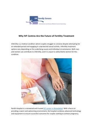 Why IVF Centres Are the Future of Fertility Treatment