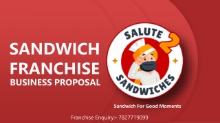 Salute 2 Sandwiches Franchise Business Opportunity