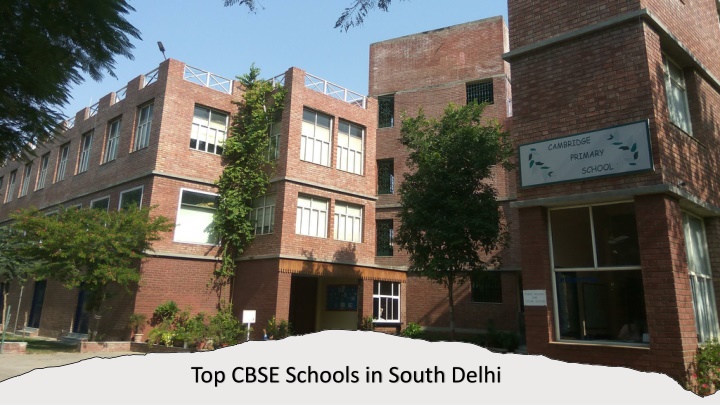 t op cbse s chools in south d elhi