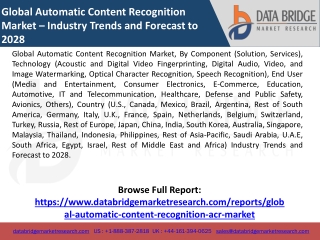global automatic content recognition market